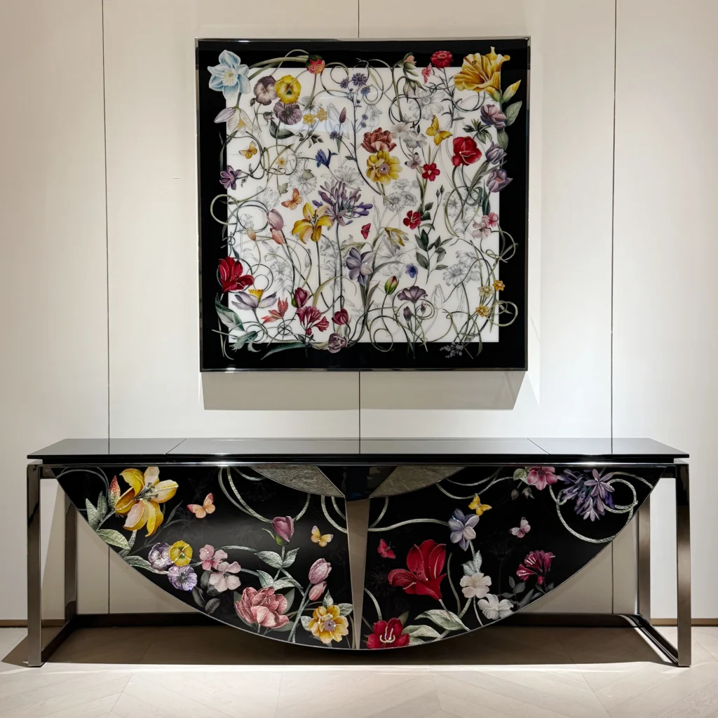 Inlay Furniture - Secret Garden Sideboard (Black)