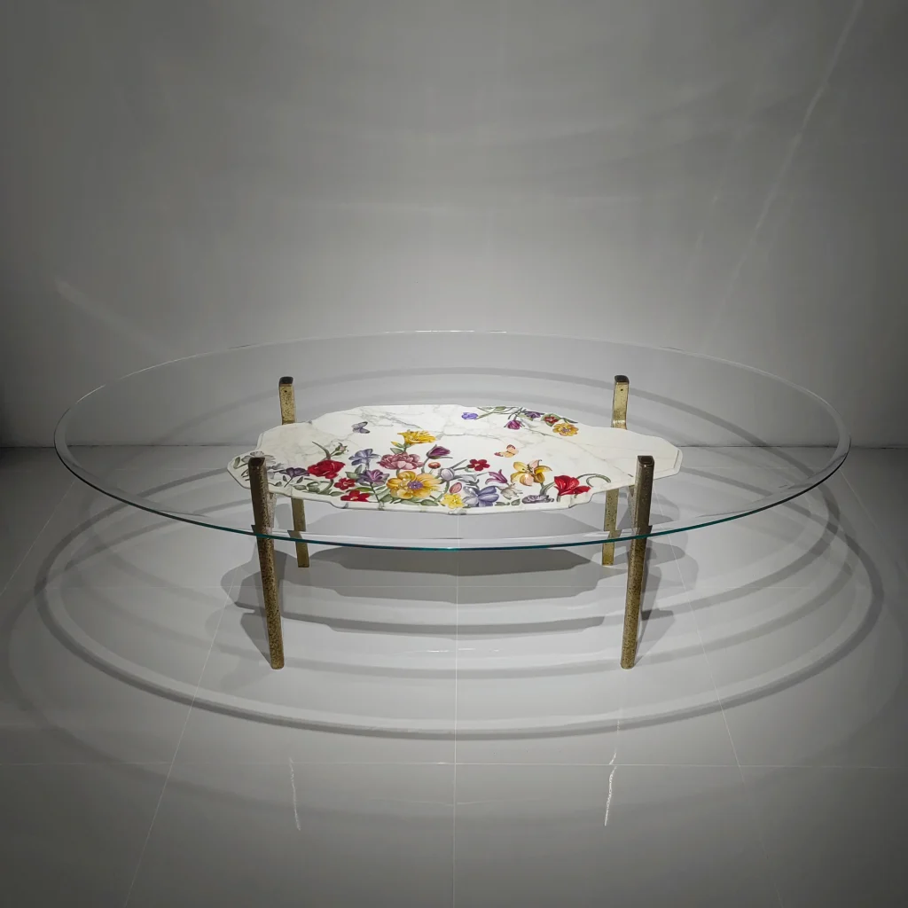 Inlay Furniture - Secret Garden Table (White)