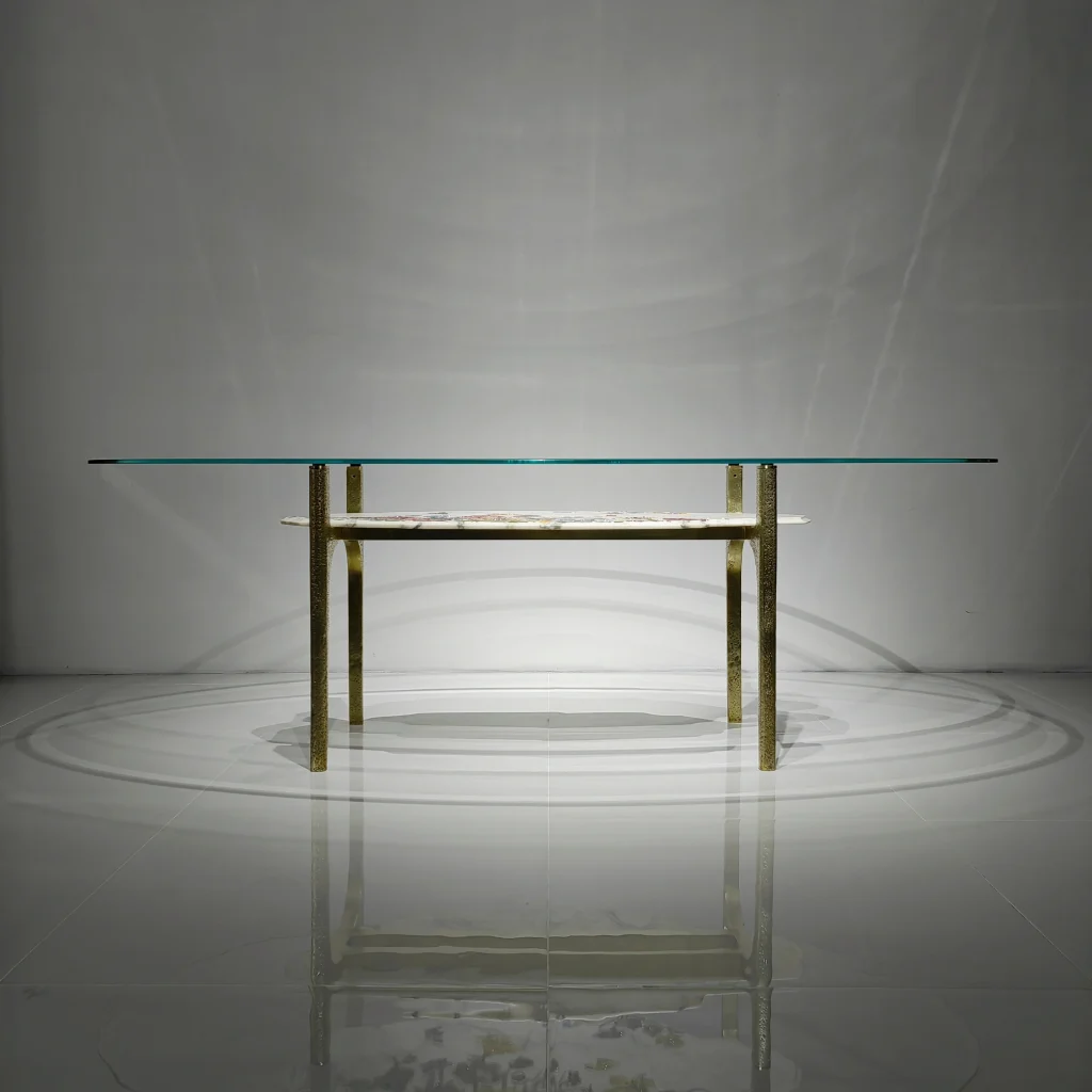 Crystal Inlay Furniture: Secret Garden Table (White)