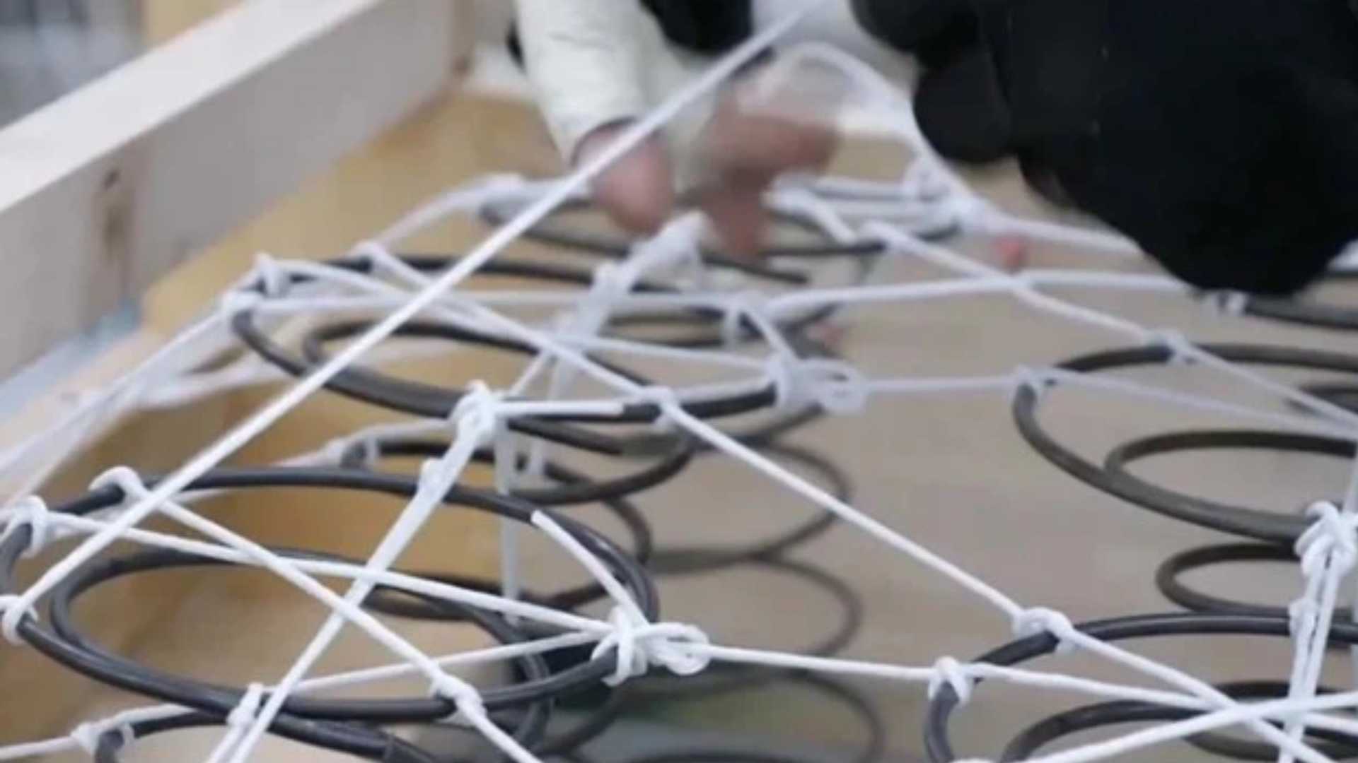 Eight-Way Hand-Tied Springs