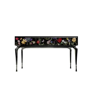 Inlay Furniture - Secret Garden Console Table (Black) 