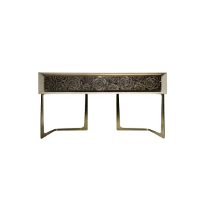 Crystal Inlay :Camellia console Table