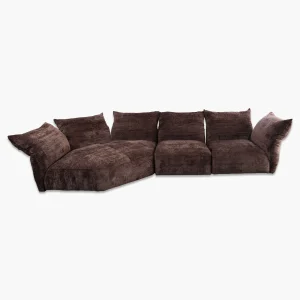 Petal Standard Sofa : Brown Set