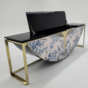Crystal Inlay Furniture: Blue Butterfly Sideboard