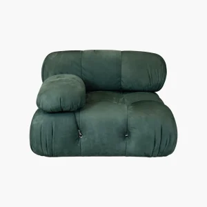 Mario Bellini Tribute Sofa : Sectional Seater (Dark Green Nubuck Leather)