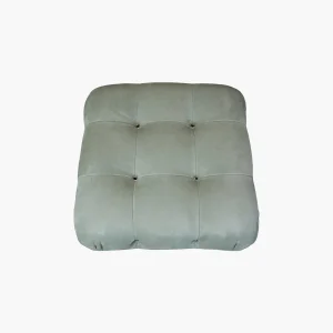 Mario Bellini Tribute Sofa : Square Ottoman (Mint Green Nubuck Leather)