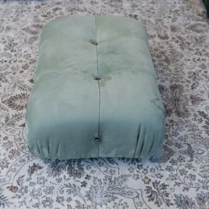 Mario Bellini Tribute Sofa : Ottoman (Mint Green Nubuck Leather)