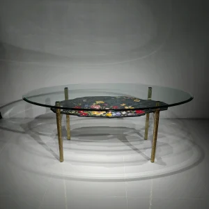 Crystal Inlay Furniture: Secret Garden Table (Black)