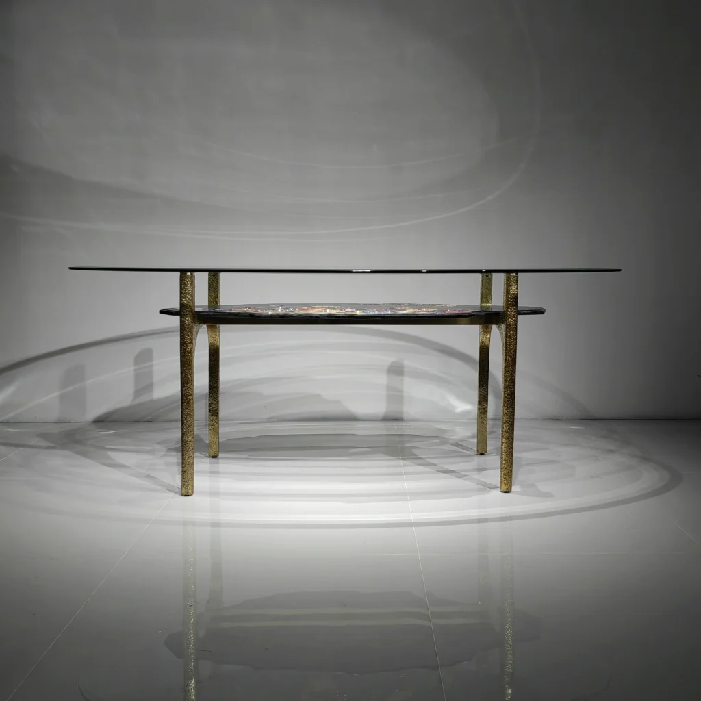 Crystal Inlay Furniture: Secret Garden Table (Black)