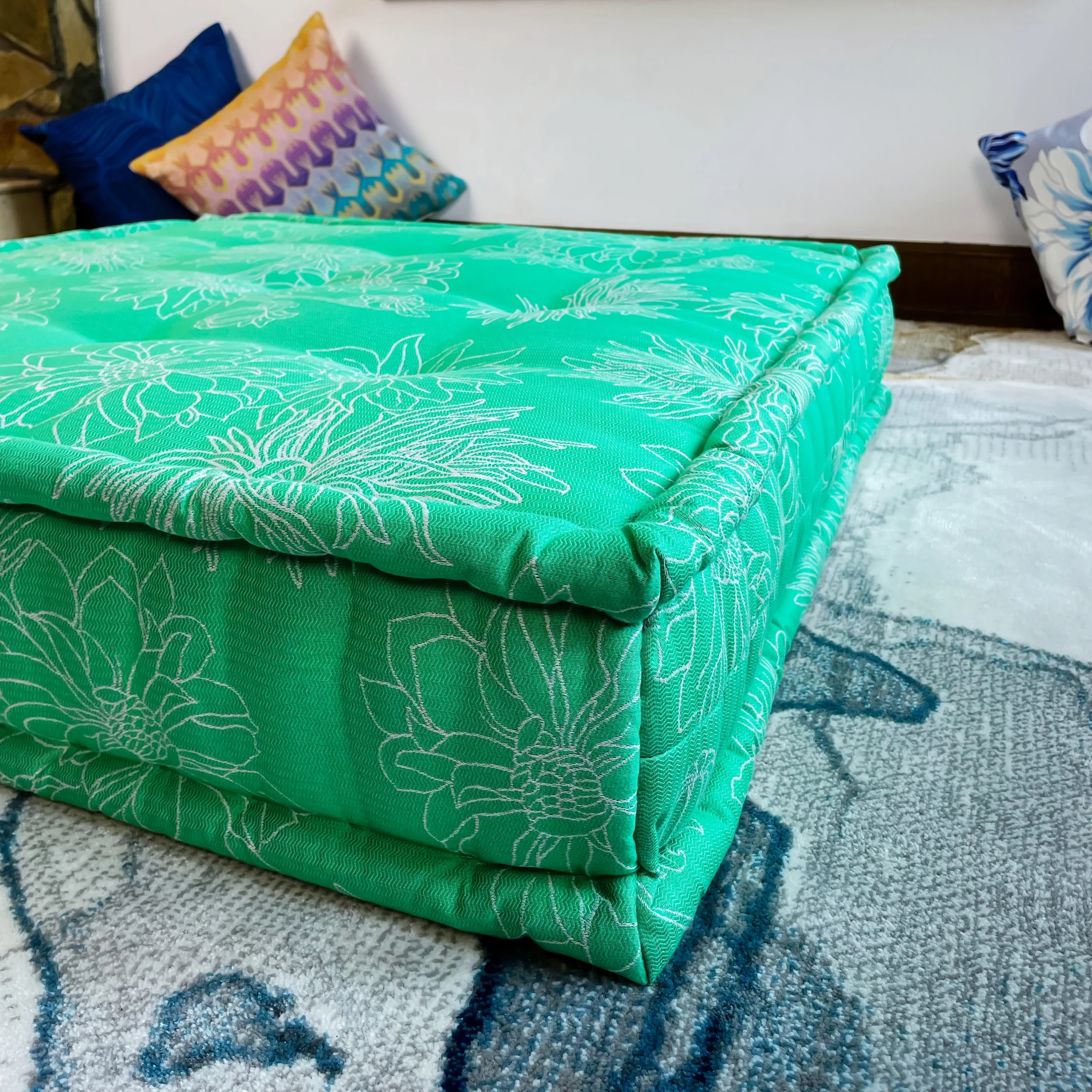 French Daybed Sofa : Mat Green