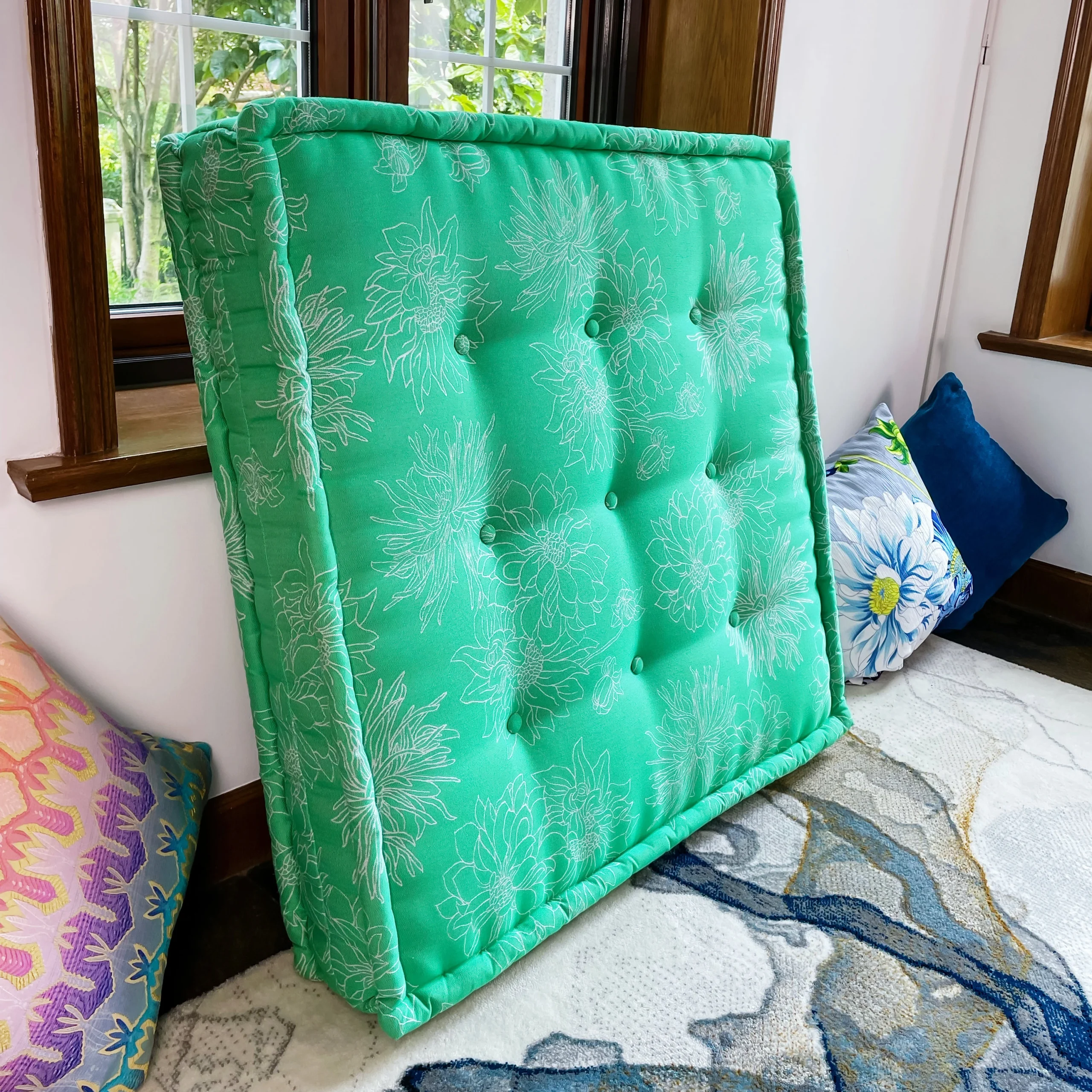 French Daybed Sofa : Mat Green