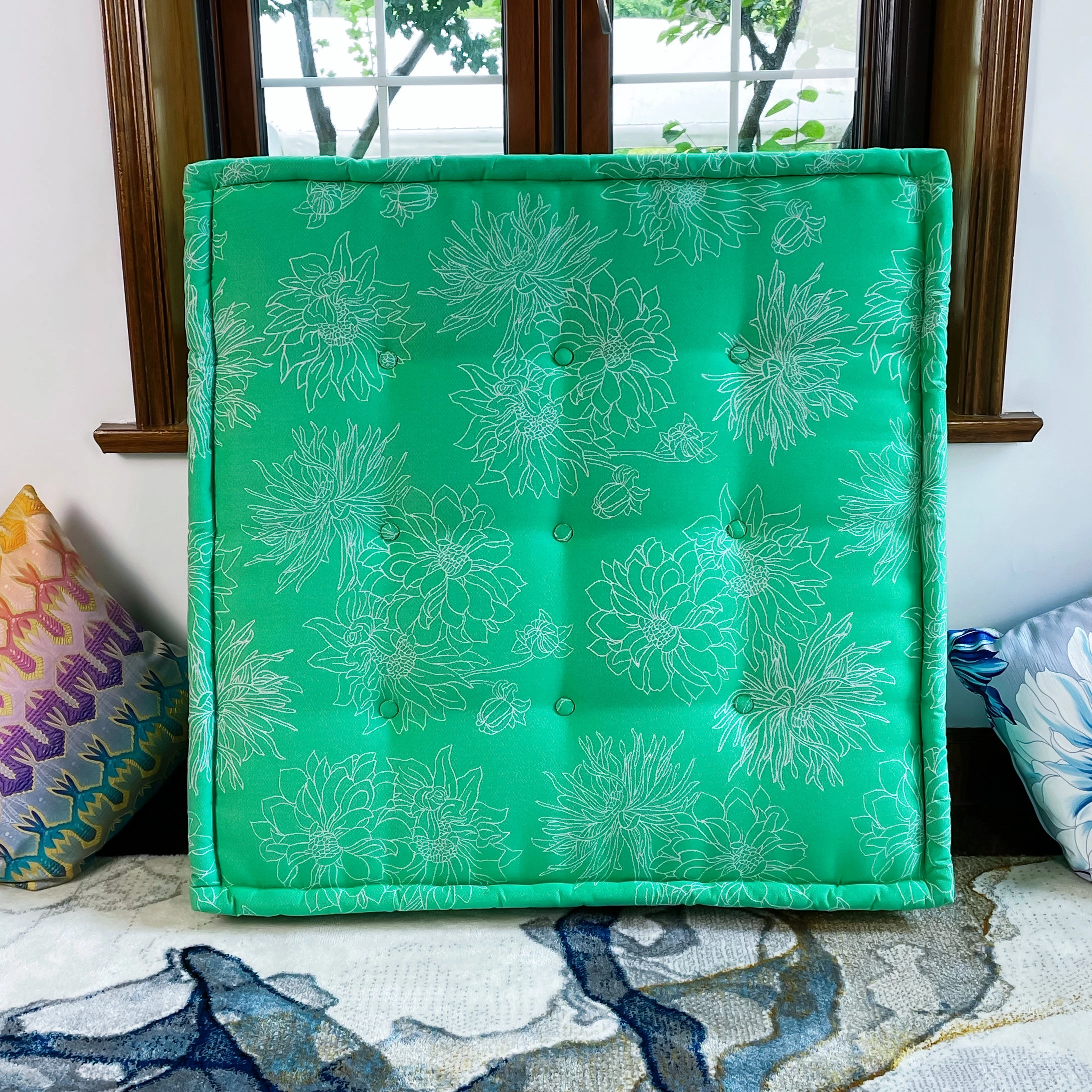 French Daybed Sofa : Mat Green