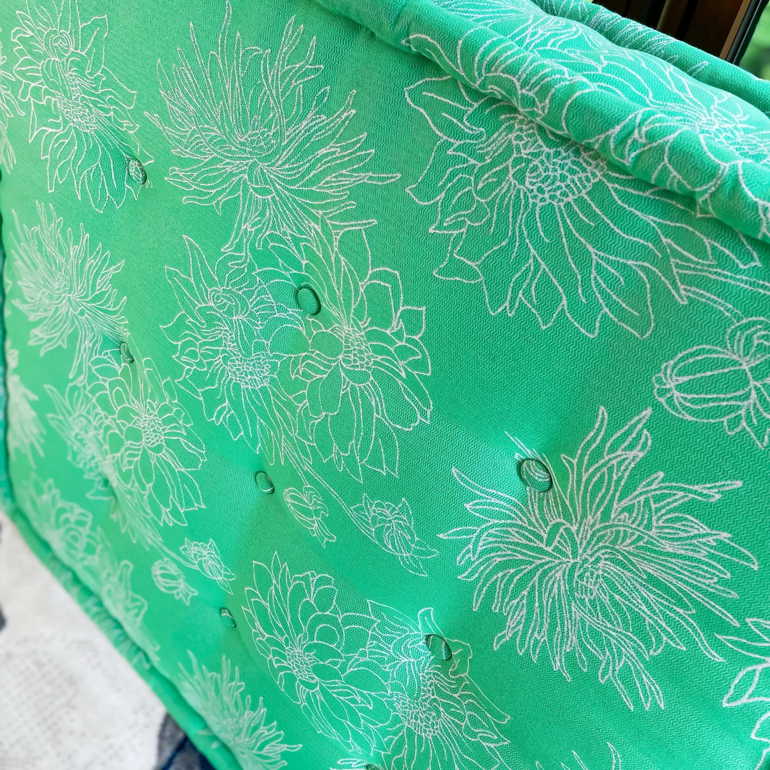 French Daybed Sofa : Mat Green