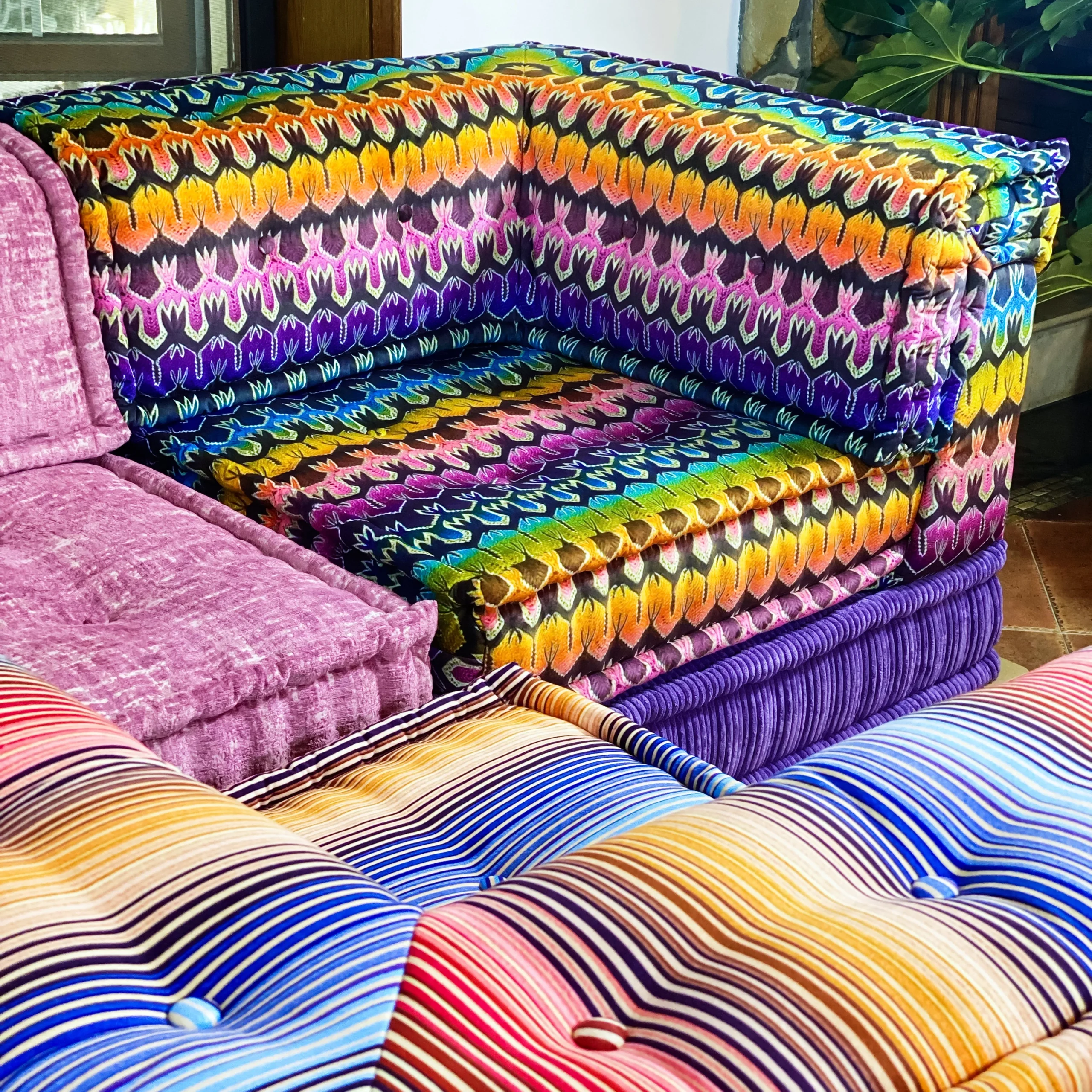 Mario Bellini Tribute Sofa Set: Tiffany