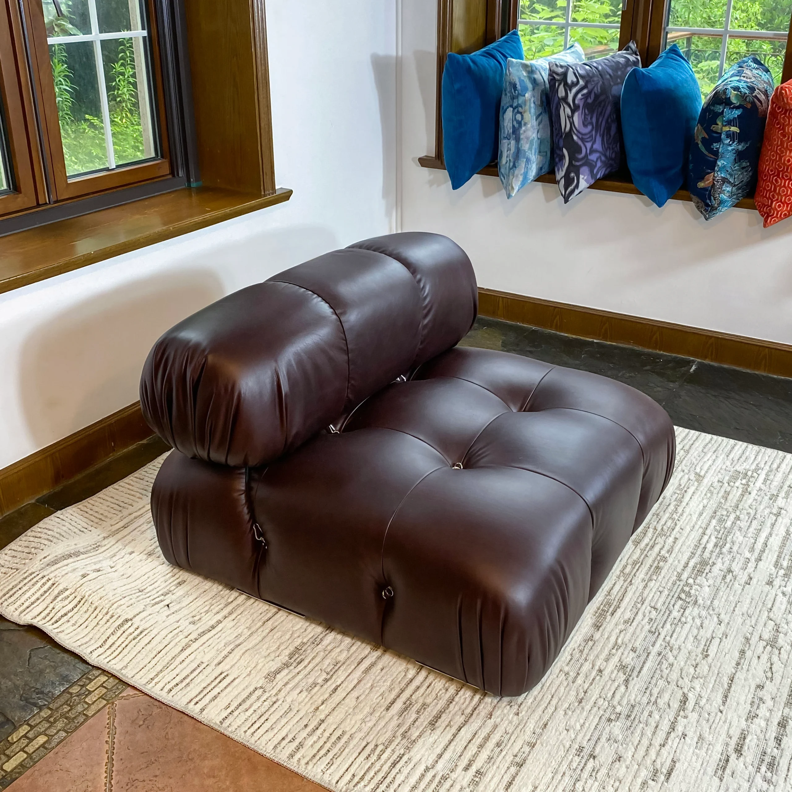 Mario Bellini Tribute Sofa: Single Seater (Top Grain Lether)