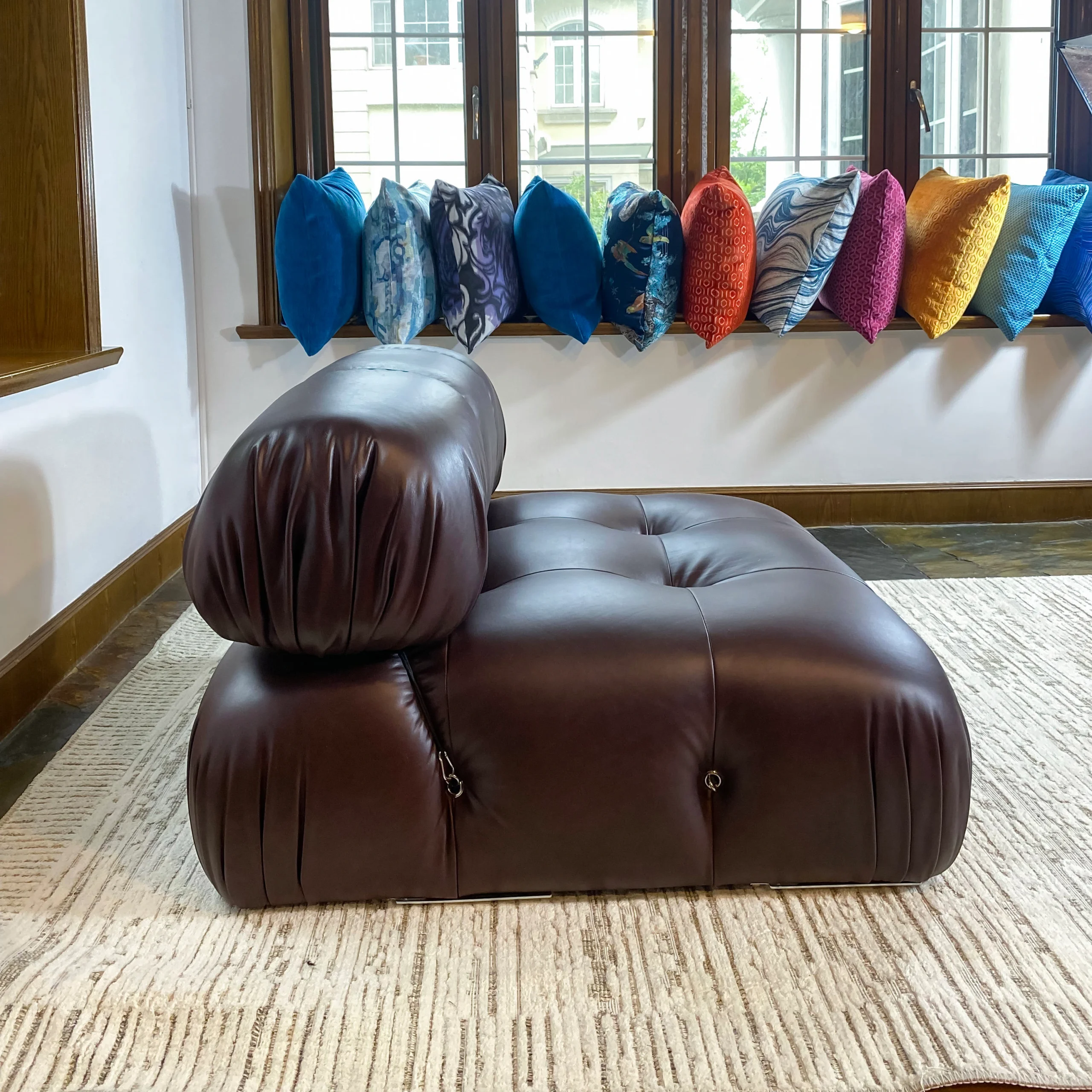 Mario Bellini Tribute Sofa: Single Seater (Top Grain Lether)