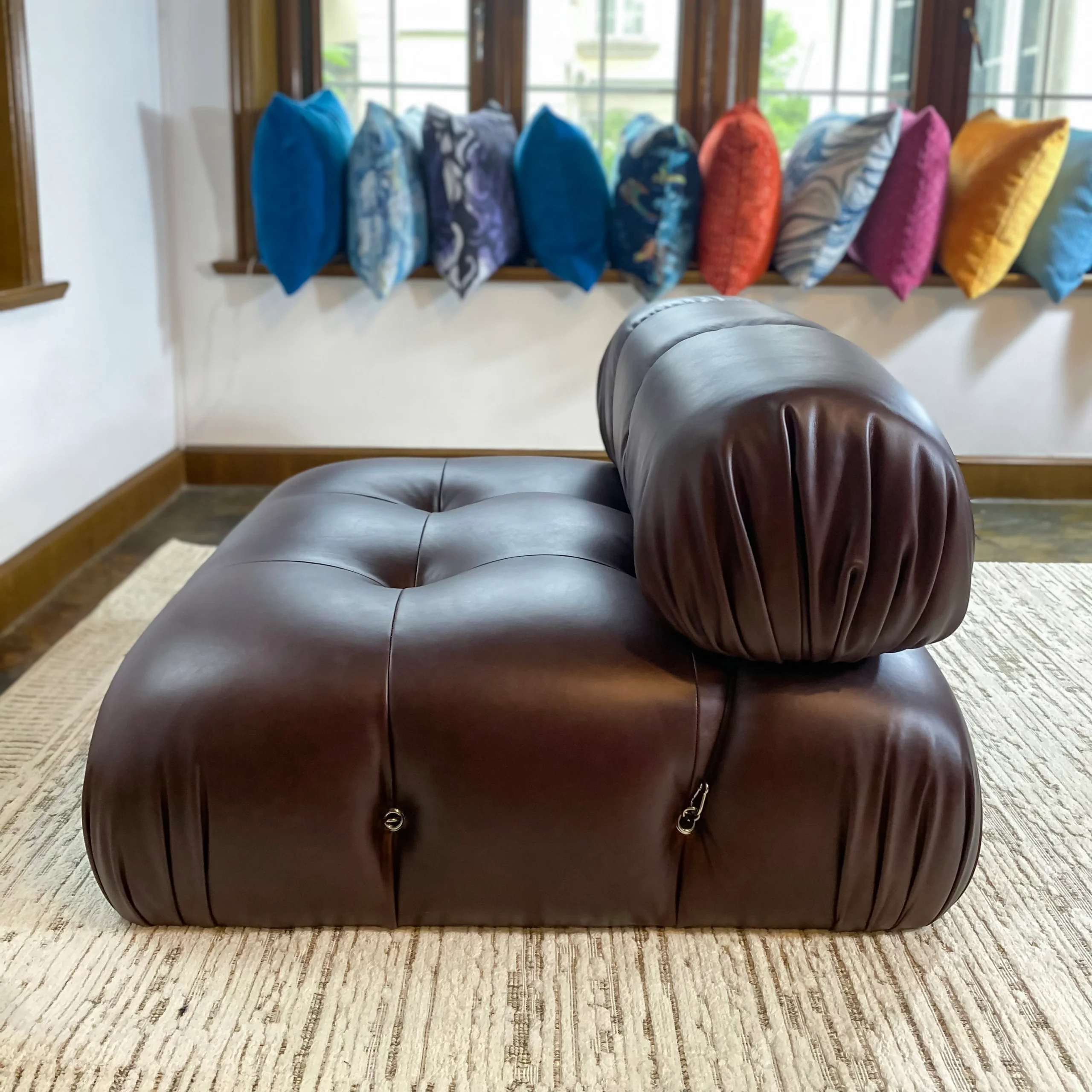 Mario Bellini Tribute Sofa: Single Seater (Top Grain Lether)