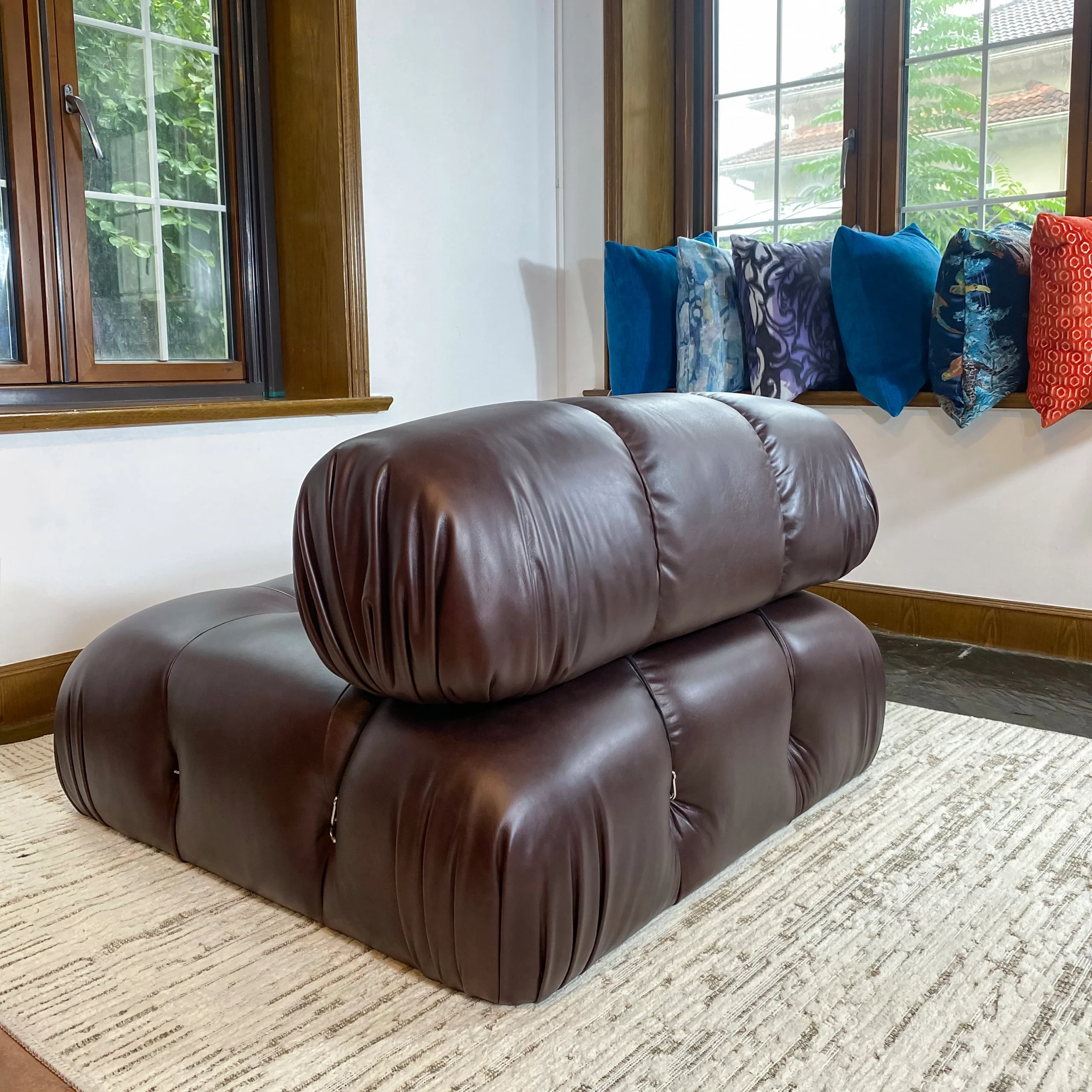 Mario Bellini Tribute Sofa: Single Seater (Top Grain Lether)