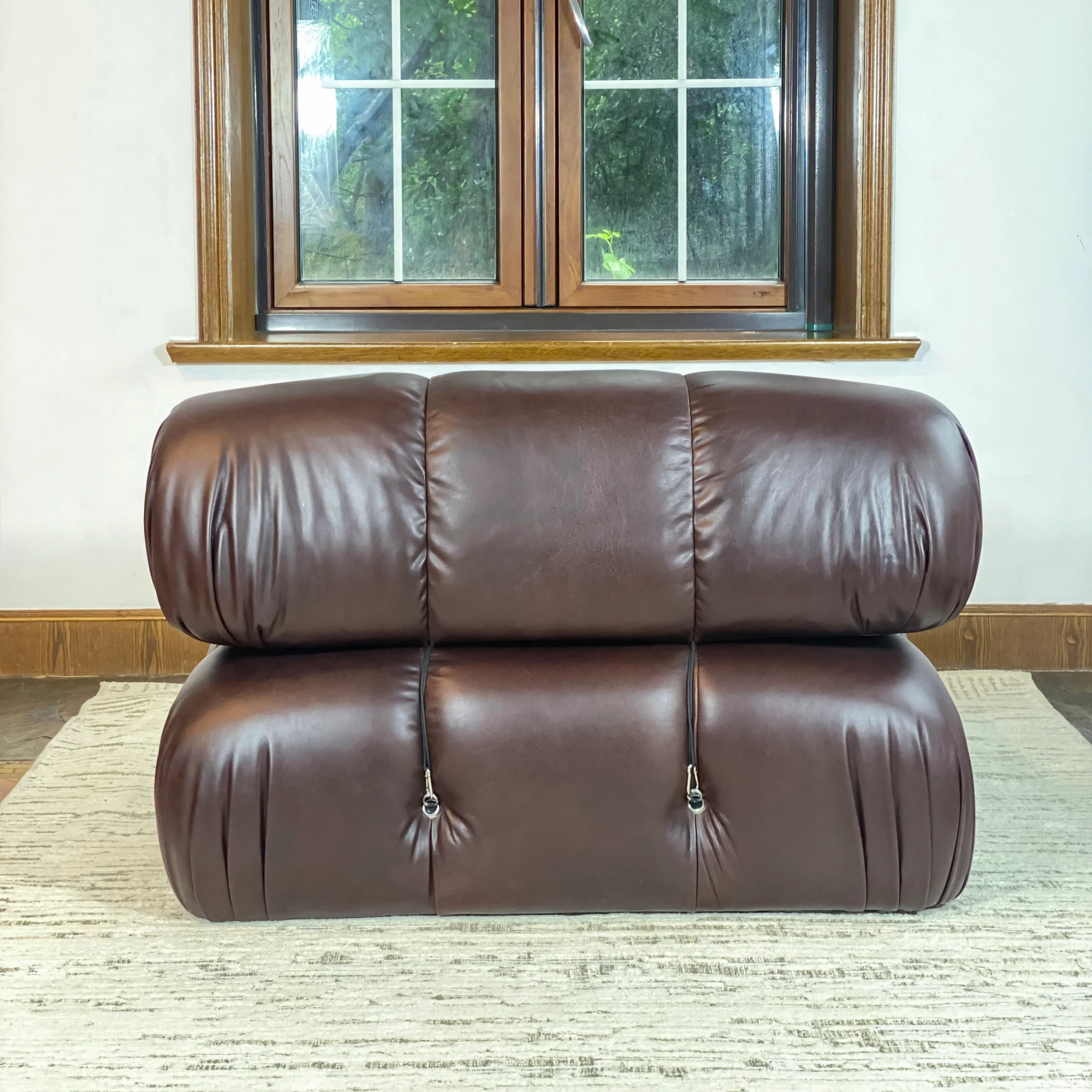 Mario Bellini Tribute Sofa: Single Seater (Top Grain Lether)