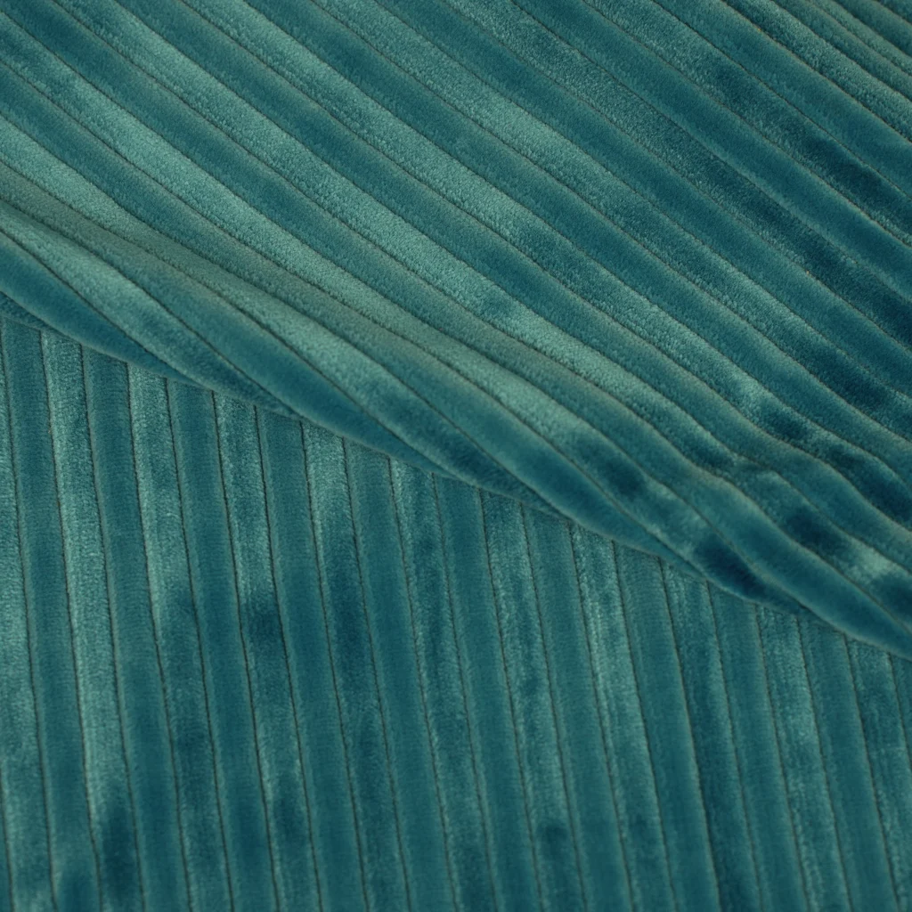 Wide Corduroy Peacock Blue