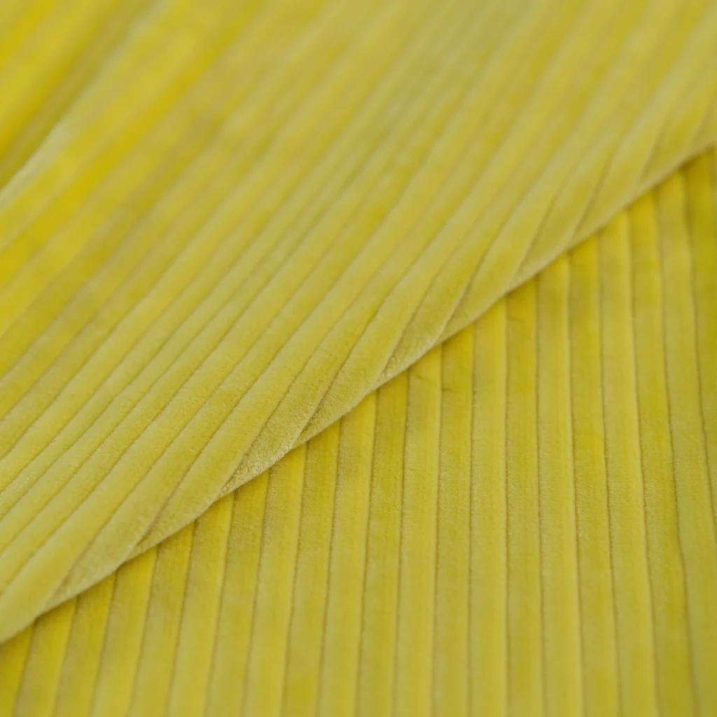 Wide Corduroy Bright Yellow