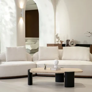 Curved Sofa Set: Elara