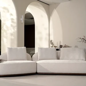 Curved Sofa Set: Elara
