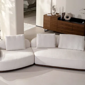 Curved Sofa Set: Elara