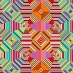 Digital Print Velvet 93