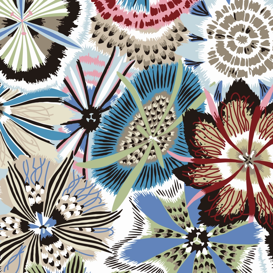 Fabric -Digital Print Velvet 95