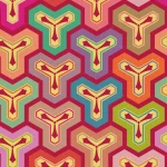 Digital Print Velvet 96