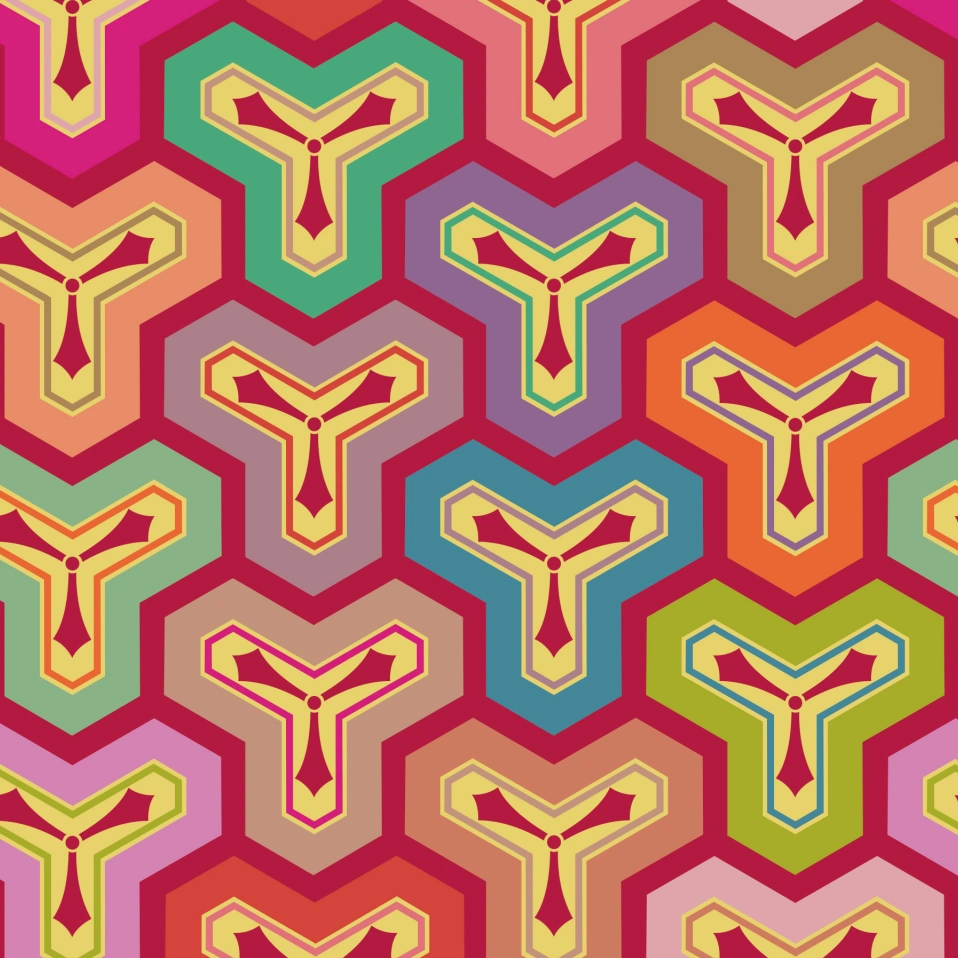 Fabric -Digital Print Velvet 96