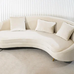 Curved Sofa 3 Seater Louise