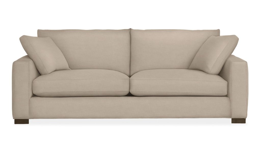 Room & Board's metro sofa with a white background.