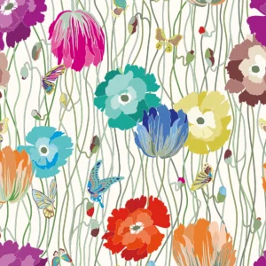 Fabric - Digital printed velvet 77