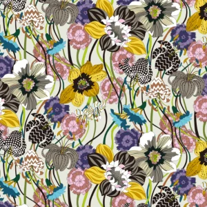 Fabric - Digital printed velvet 78