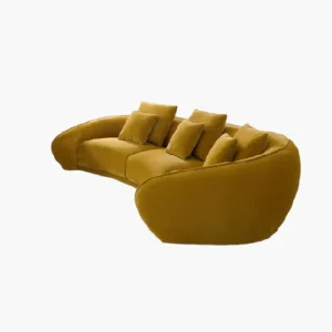 Curved Sofa Set: Elva