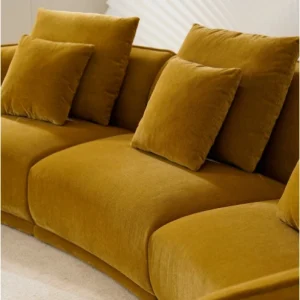 Curved Sofa Set: Elva