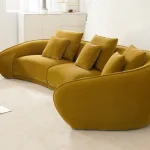Curved Sofa Set: Elva