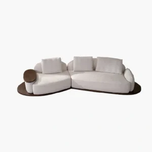 Curved Sofa Set: Elara
