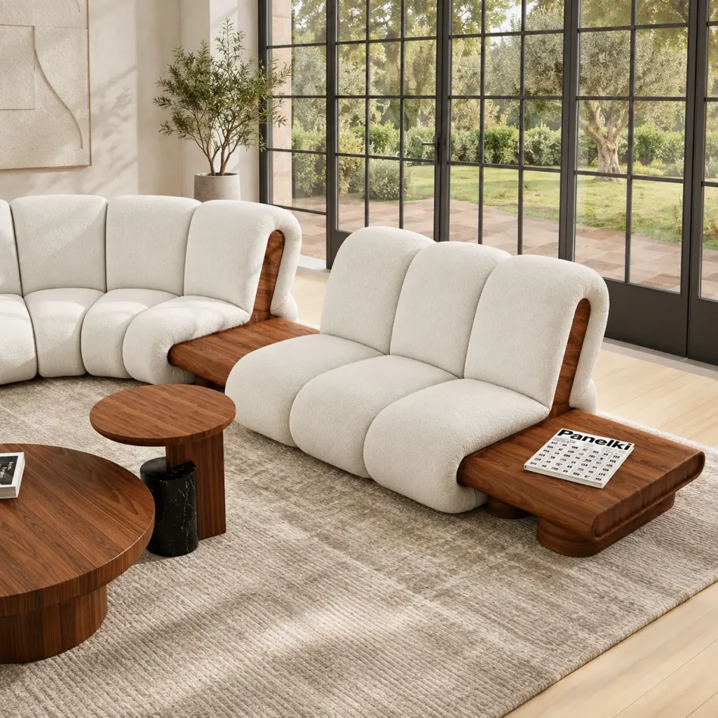 Curved Sofa Set: Cara