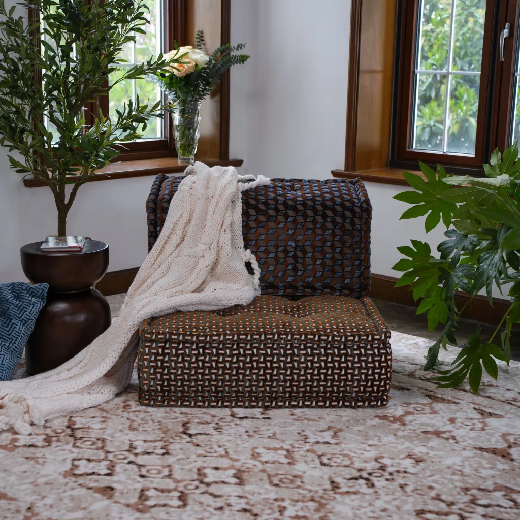 Colorful Sofa: Single Seater – Pixel Blocks