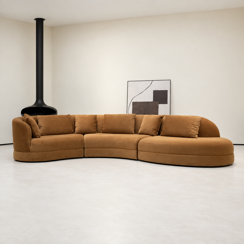 Curved Sofa Set: Doni