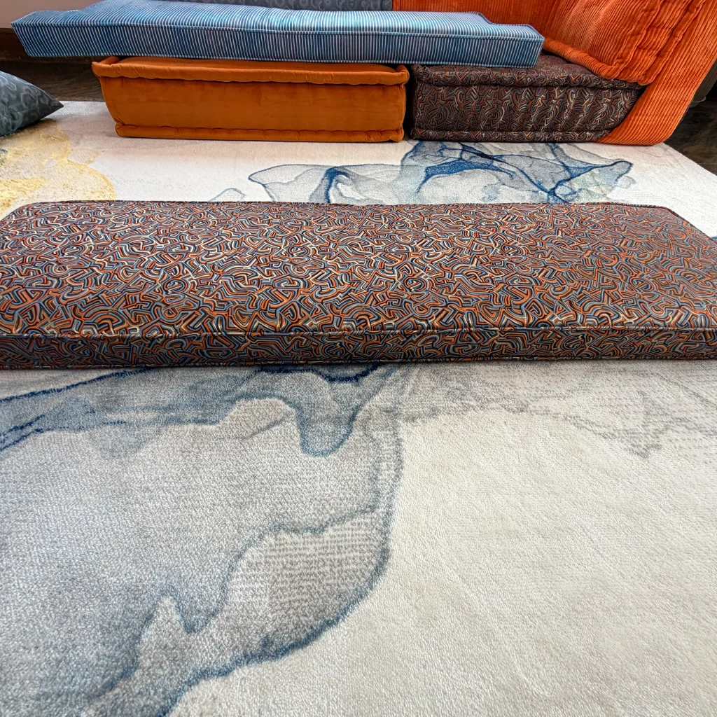 French Daybed Sofa : Brown Window Cushion