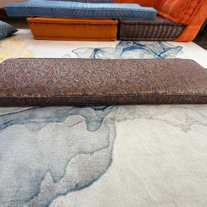 French Daybed Sofa : Brown Window Cushion