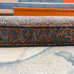 French Daybed Sofa : Brown Window Cushion