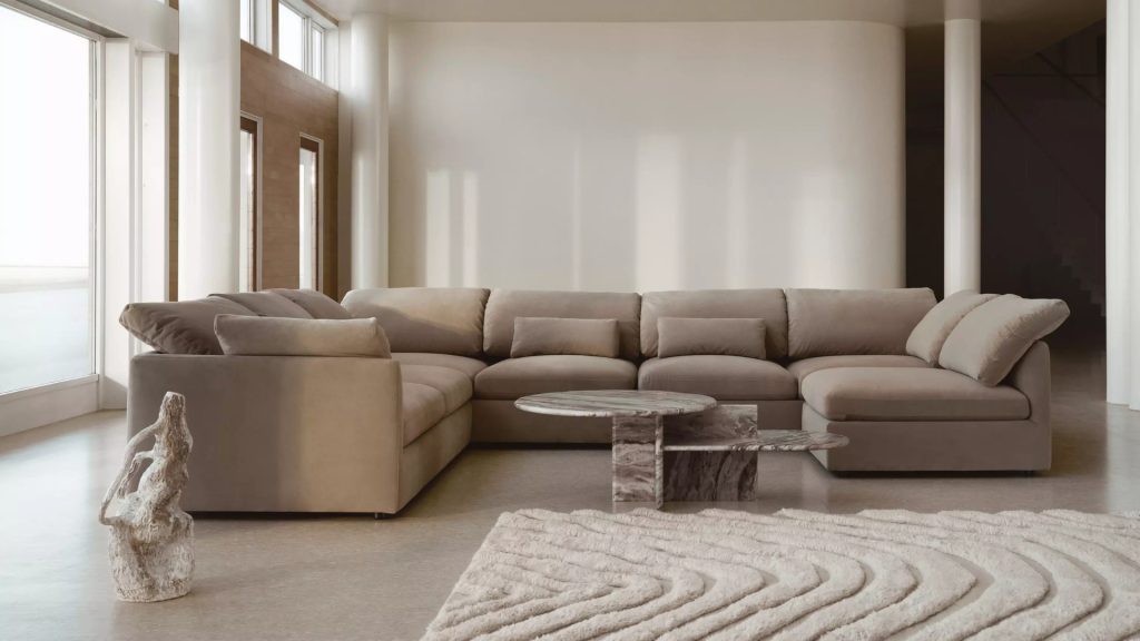 BoConcept's sectional in a living room.