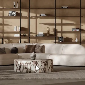 Curved Sofa Set: Doni