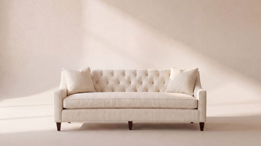 DreamSofa's Manchester Sofa in light upholstery
