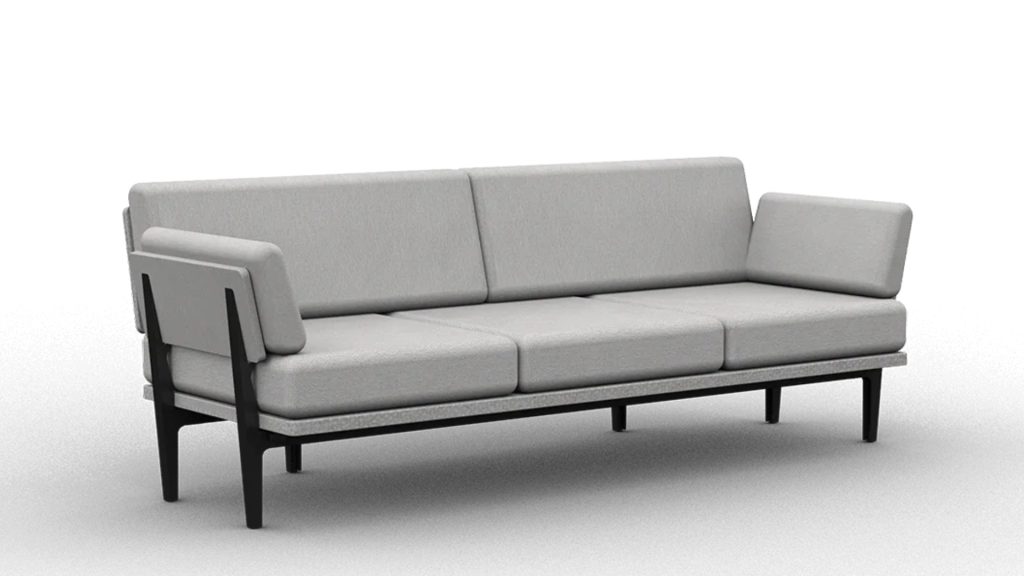 Floyd's Sofa 2.0 in grey fabric